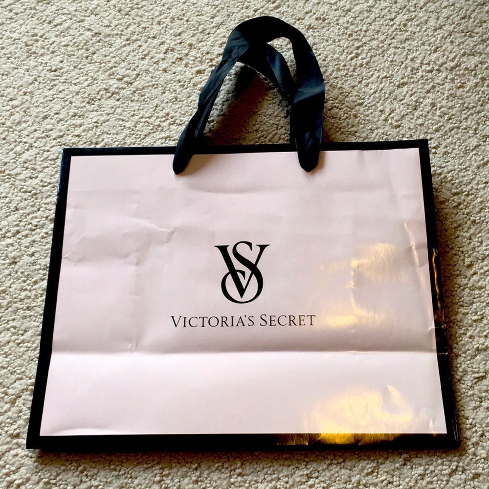Victoria Secret Paper Shopping bag 11” x 9” x 5”